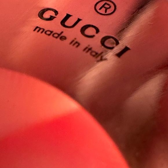 Authentic Gucci Sterling Silver Iconic Monogram Ring WERE YOU GHOSTED BY YOUR EX - Picture 4 of 15
